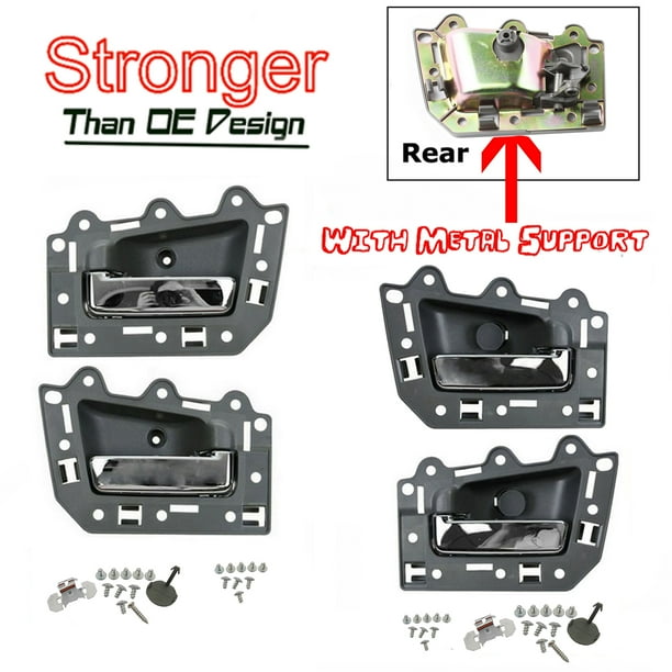 Dorman 84088 Rear Driver Side Interior Door Handle for Select Jeep Models Gray and Chrome Dorman 84088 Rear Driver Side Interior Door Handle for Select Jeep Models Gray and Chrome